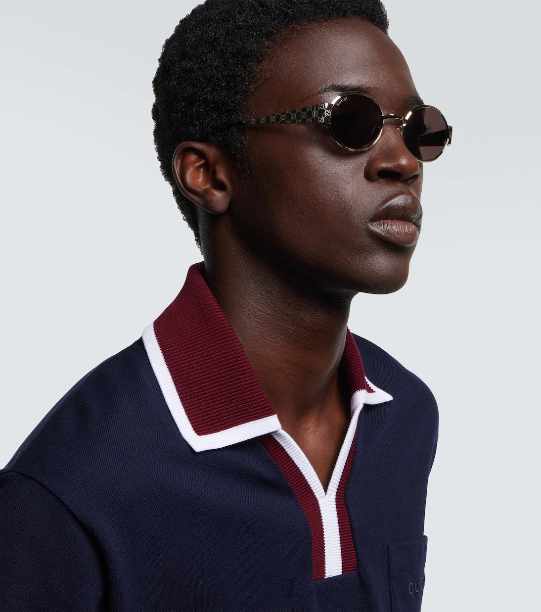 Gucci - GG oval sunglasses