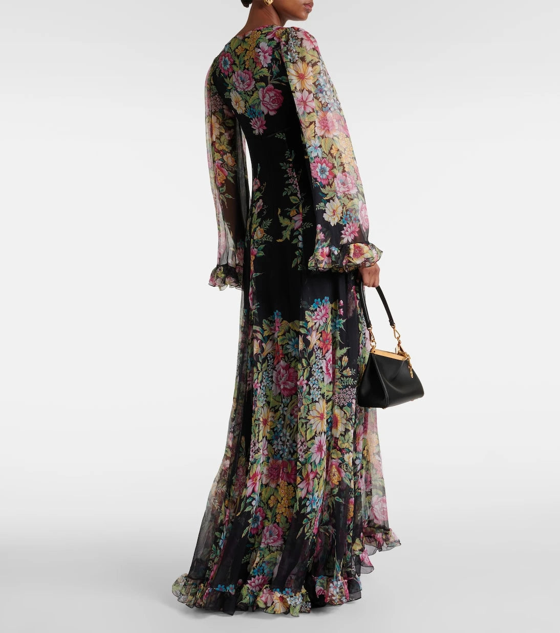 Etro - Floral silk chiffon gown