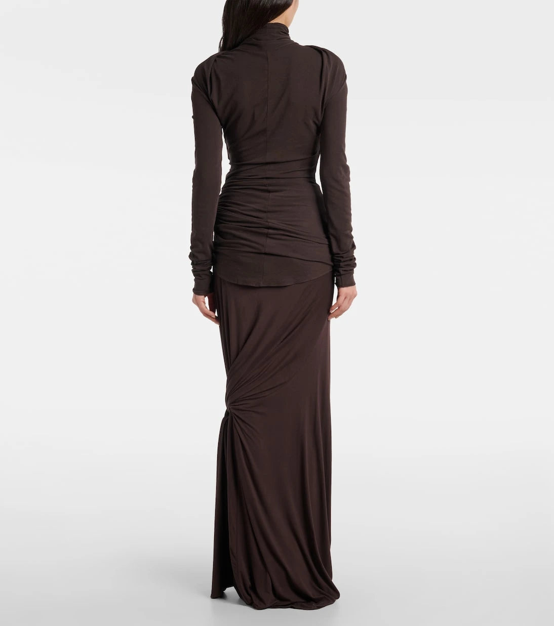 Entire Studios - Gres draped cotton-blend top