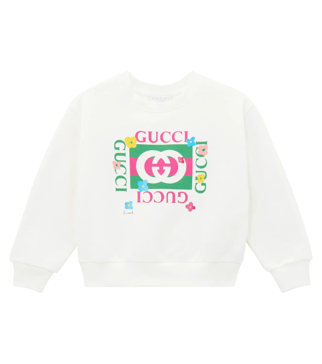 Gucci Kids - x Euan Roberts cotton fleece sweatshirt