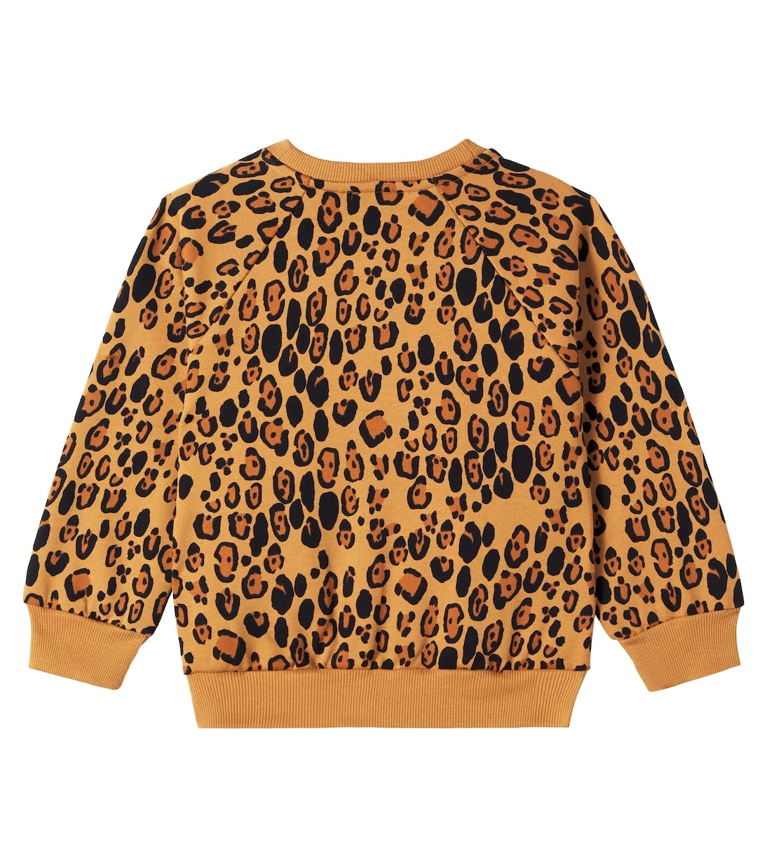 Mini Rodini - Leopar desenli pamuklu jarse sweatshirt