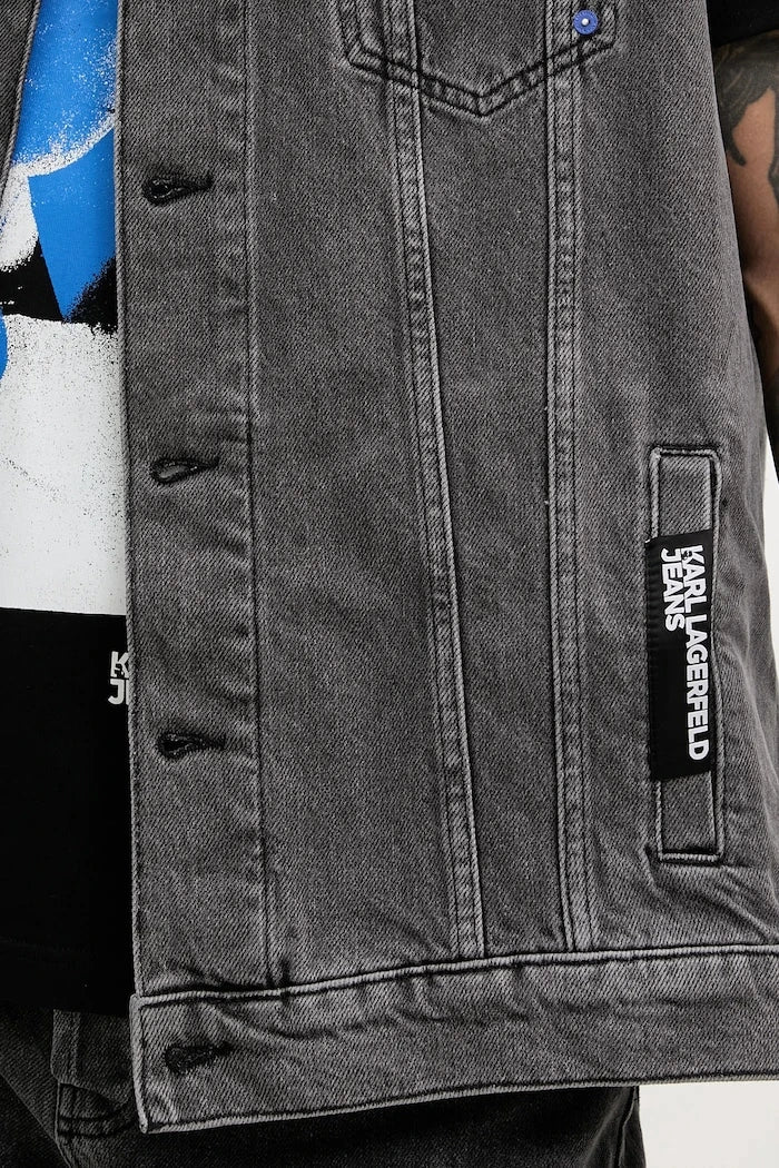 Karl Lagerfeld Jeans Kot Yelek