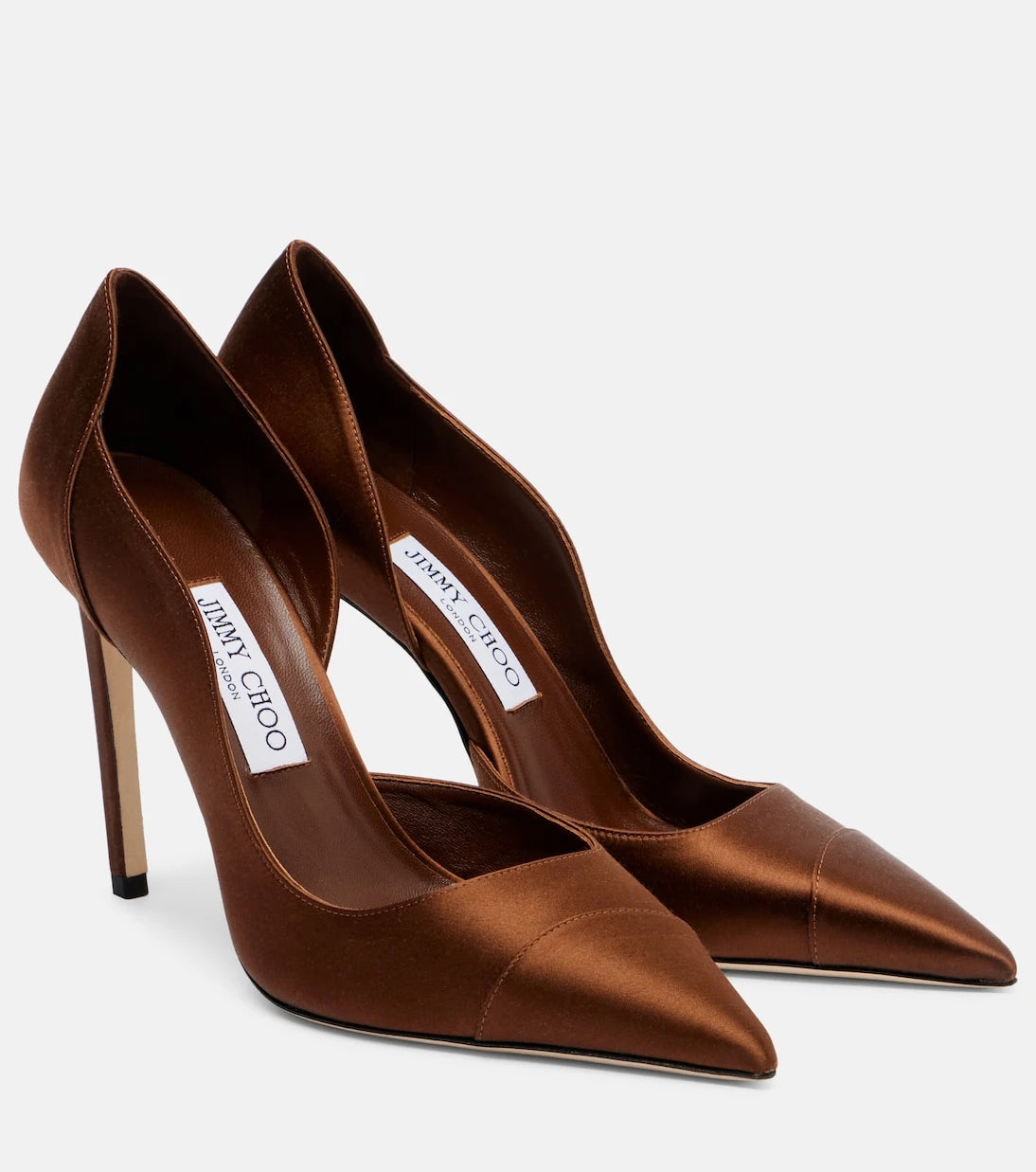 Jimmy Choo - Brigitte satin pumps
