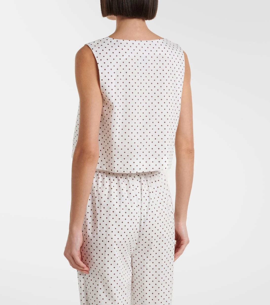 Posse - Rio polka-dot crop top