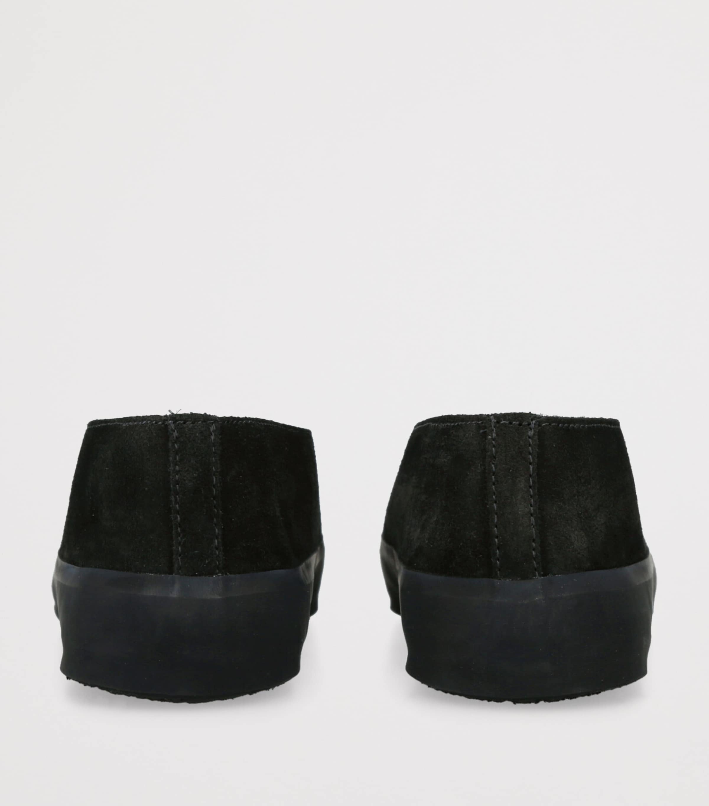 Le Monde Beryl Black Suede-Shearling Apres Ski Flats