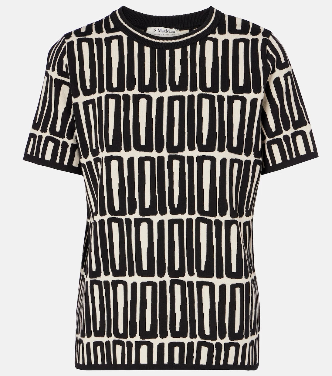 'S Max Mara - Ramo printed cotton top