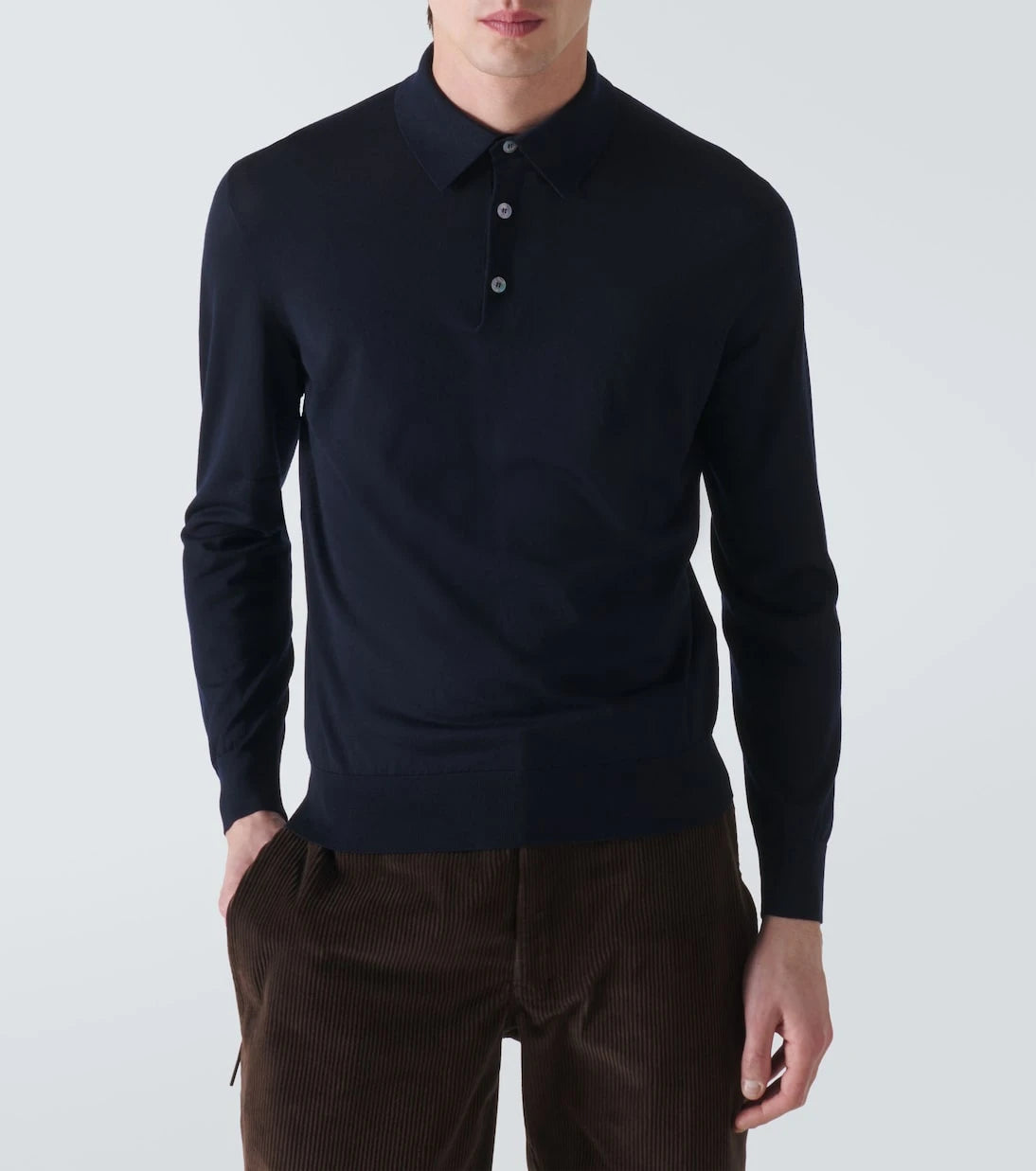 Zegna - Wool polo shirt