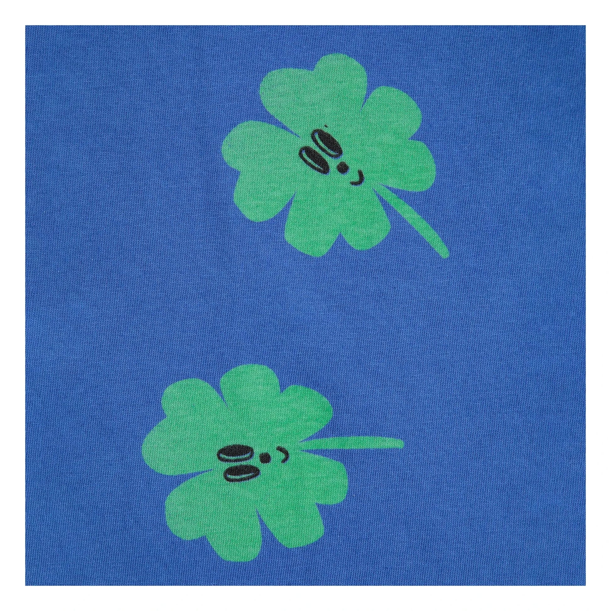 Bobo Choses - Trèfles Organic Cotton T-shirt | Blue
