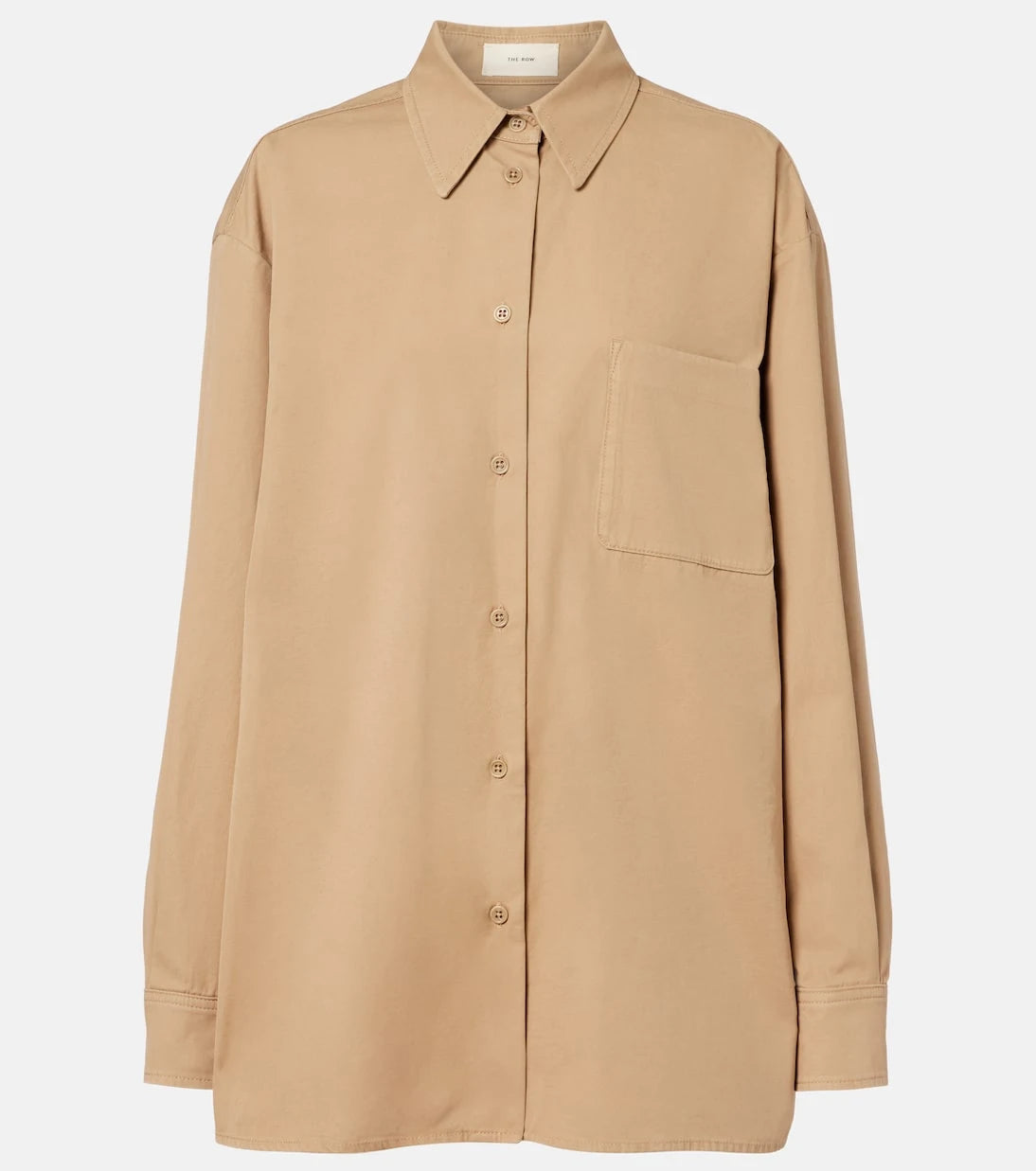 The Row - Tansy cotton and cashmere shirt