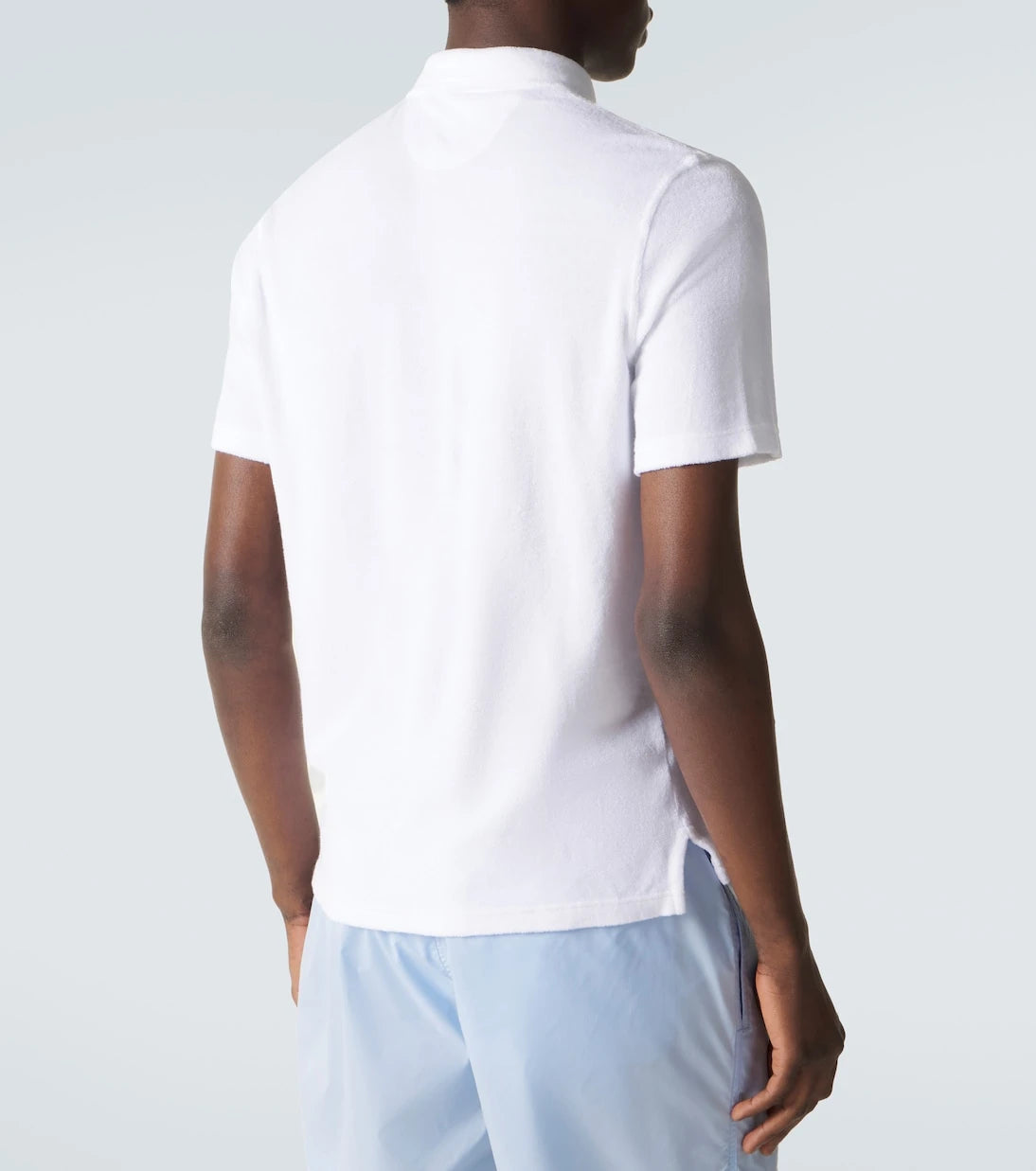 Fedeli - Cotton terry polo shirt