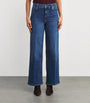 Blue Le Slim Palazzo Wide-Leg Jeans