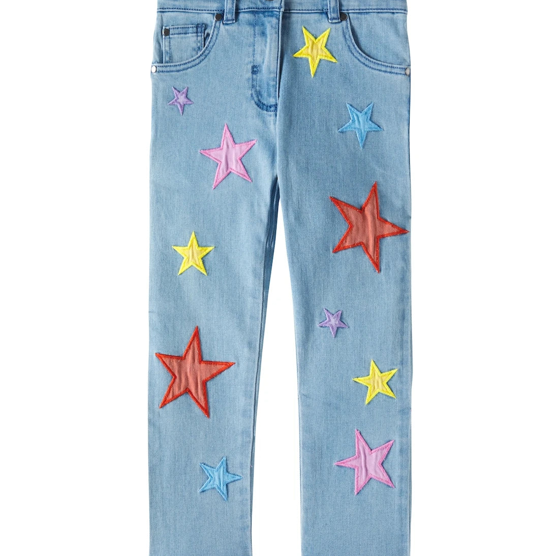 Stella McCartney Kids - Star patch-appliqué jeans