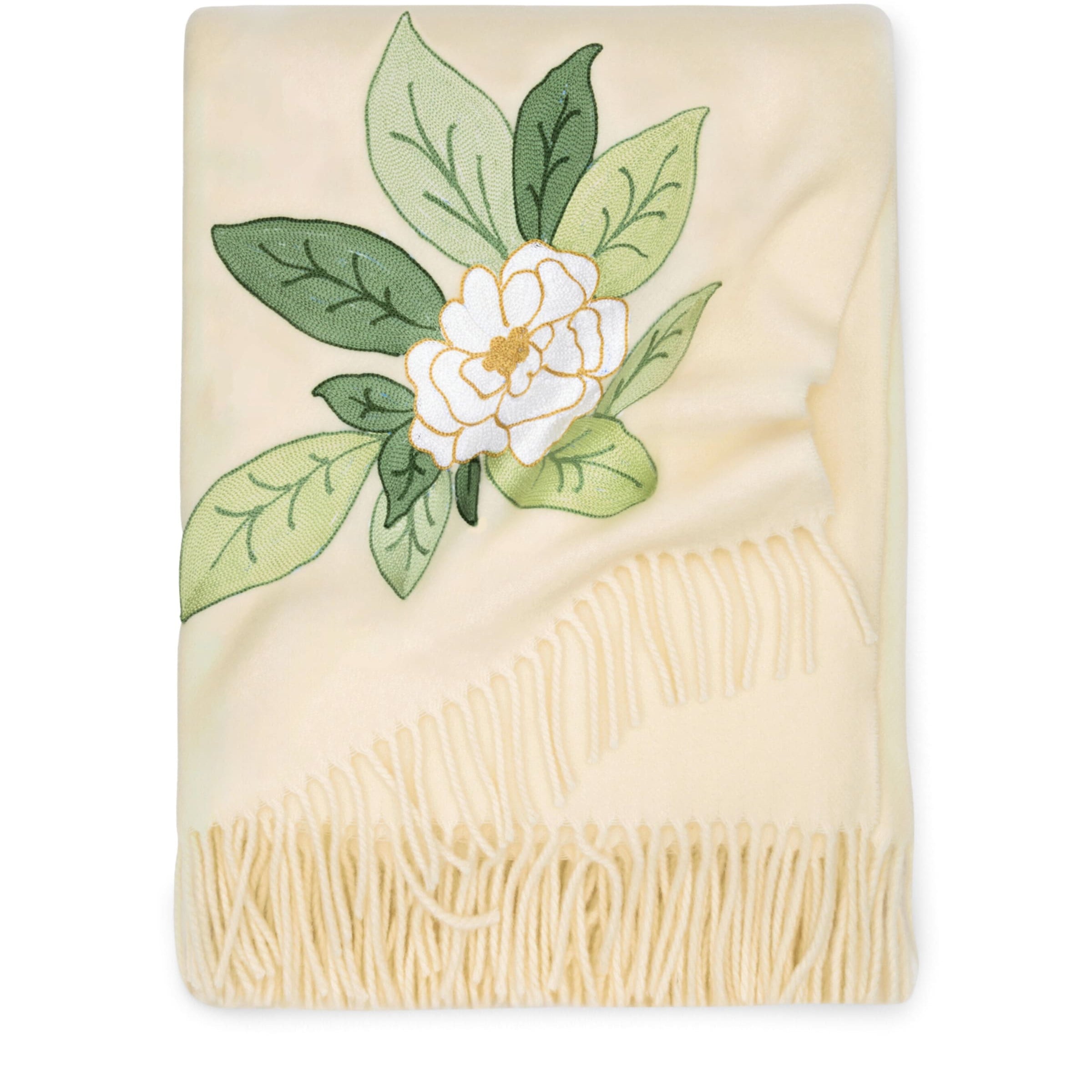 Virgin Wool Camelia Throw (132cm × 159cm)