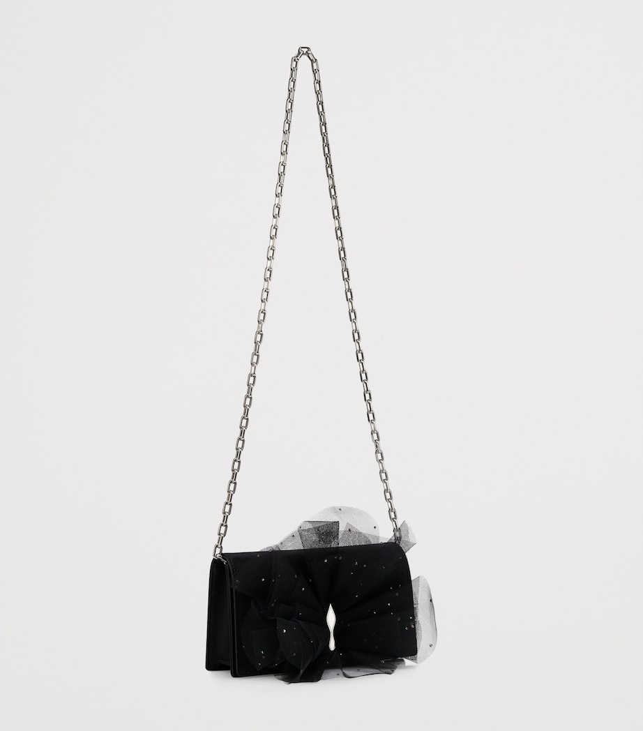 Christian Louboutin Bettina Tulle Clutch Bag