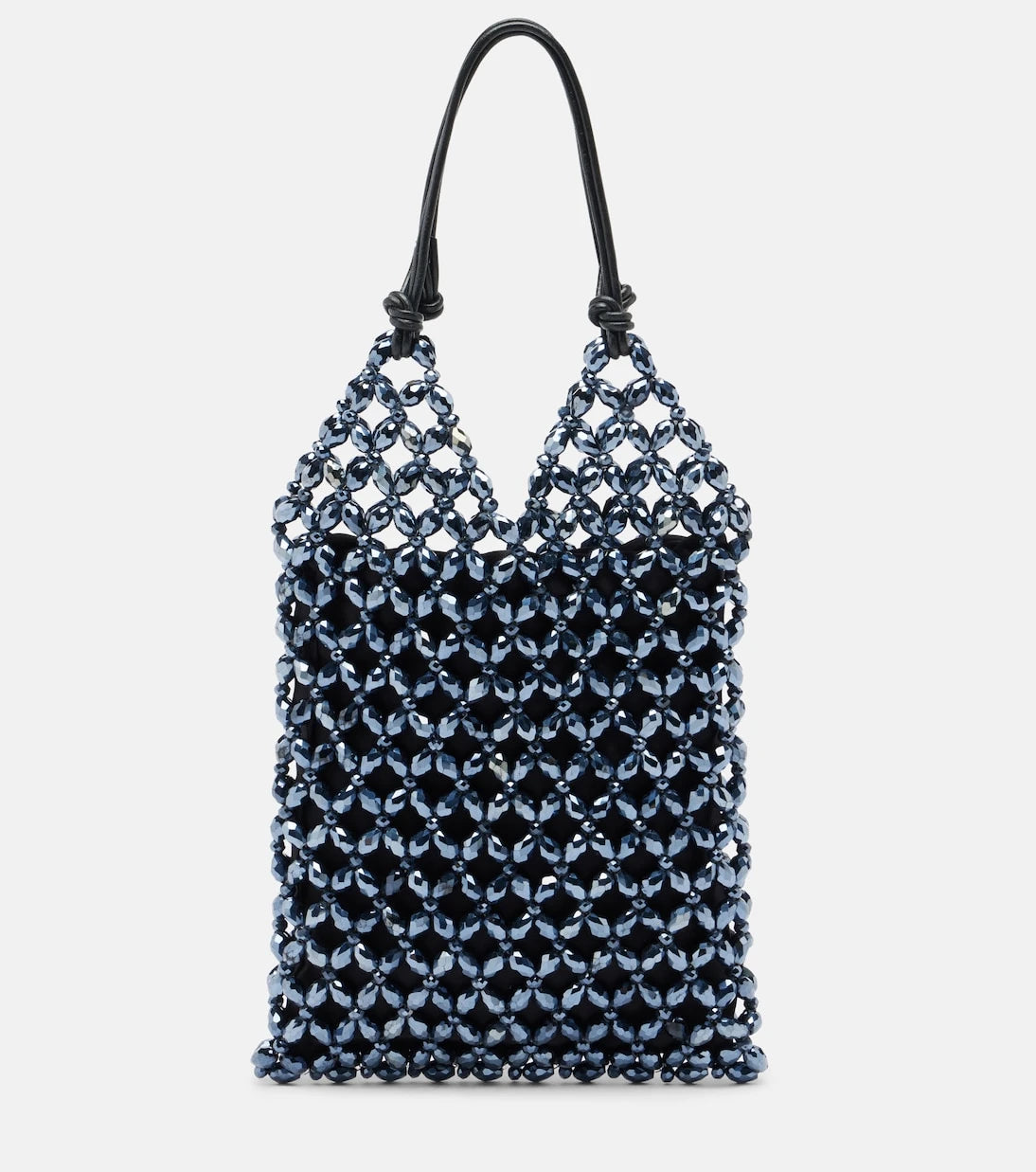 Staud - Karla beaded top-handle bag