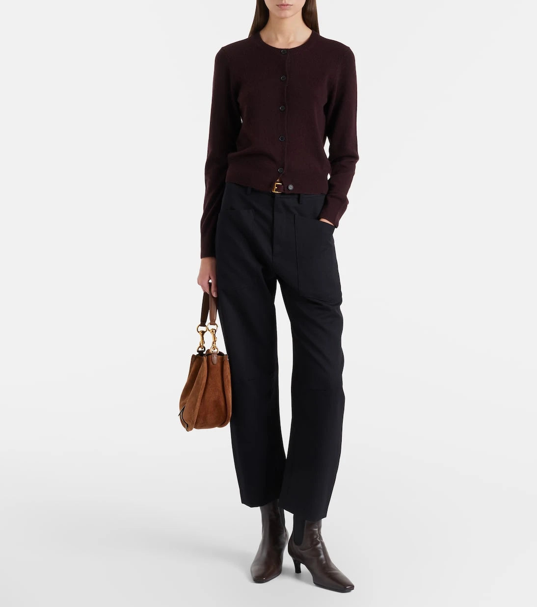 Nili Lotan - Shon virgin wool barrel-leg pants