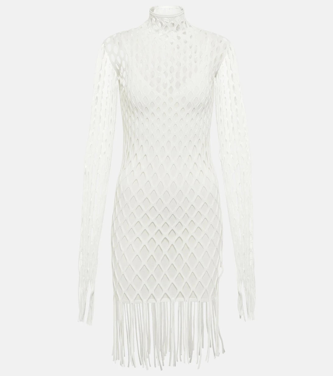 Dion Lee - Fishnet high-neck minidress