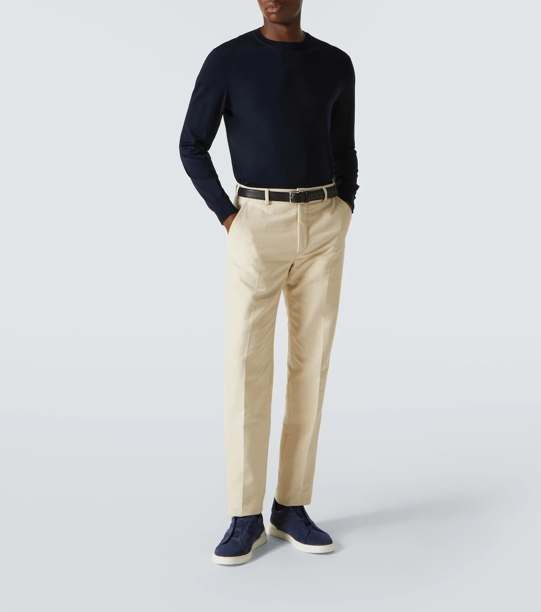 Zegna - Triple Stitch suede sneakers