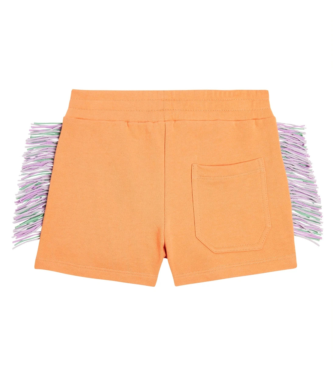 Stella McCartney Kids - Fringed cotton jersey shorts