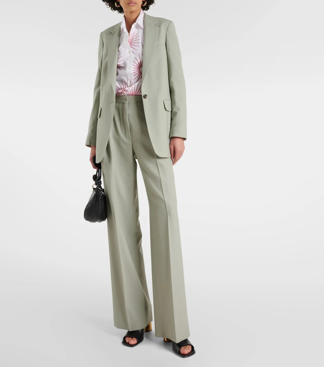 Dries Van Noten - Mid-rise wool straight pants