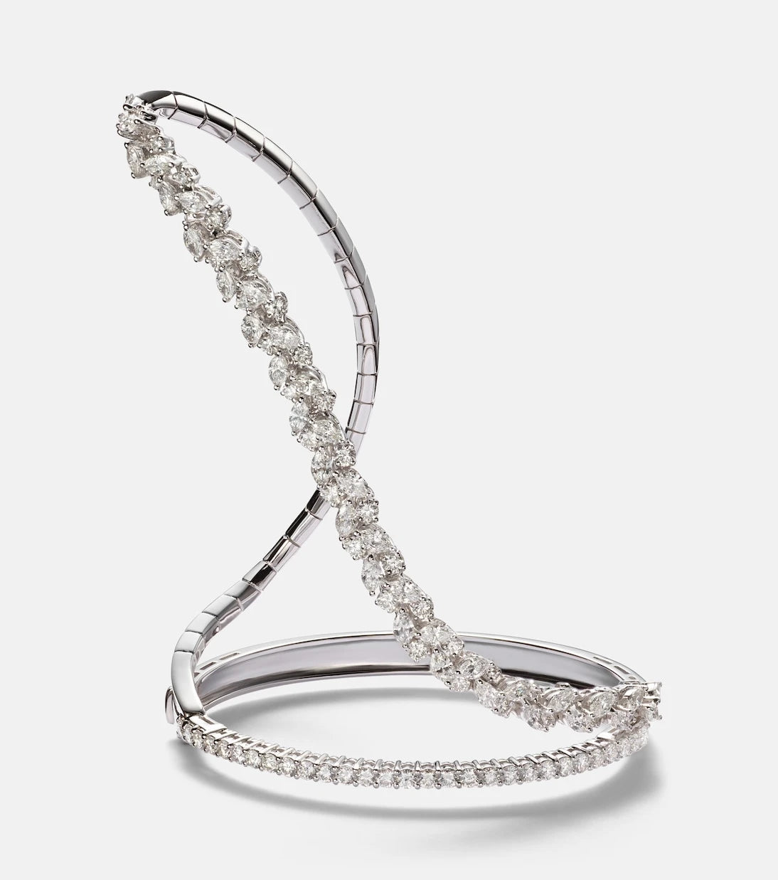 Yeprem - 18kt white gold bracelet with diamonds