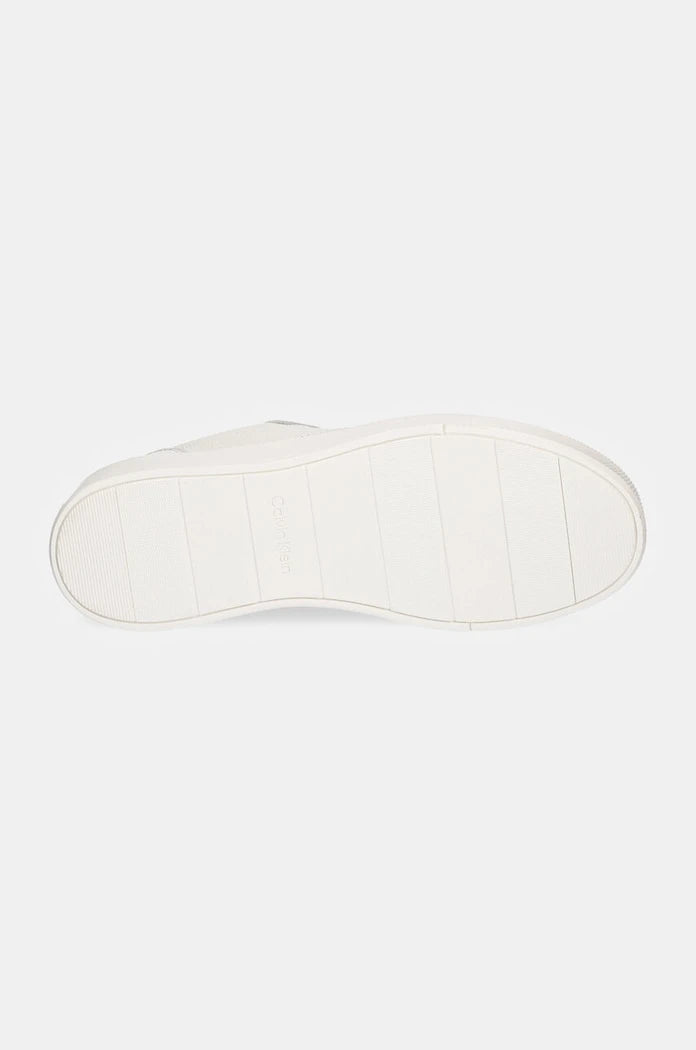 Кожени маратонки Calvin Klein LOW TOP LACE UP BSKT LTH
