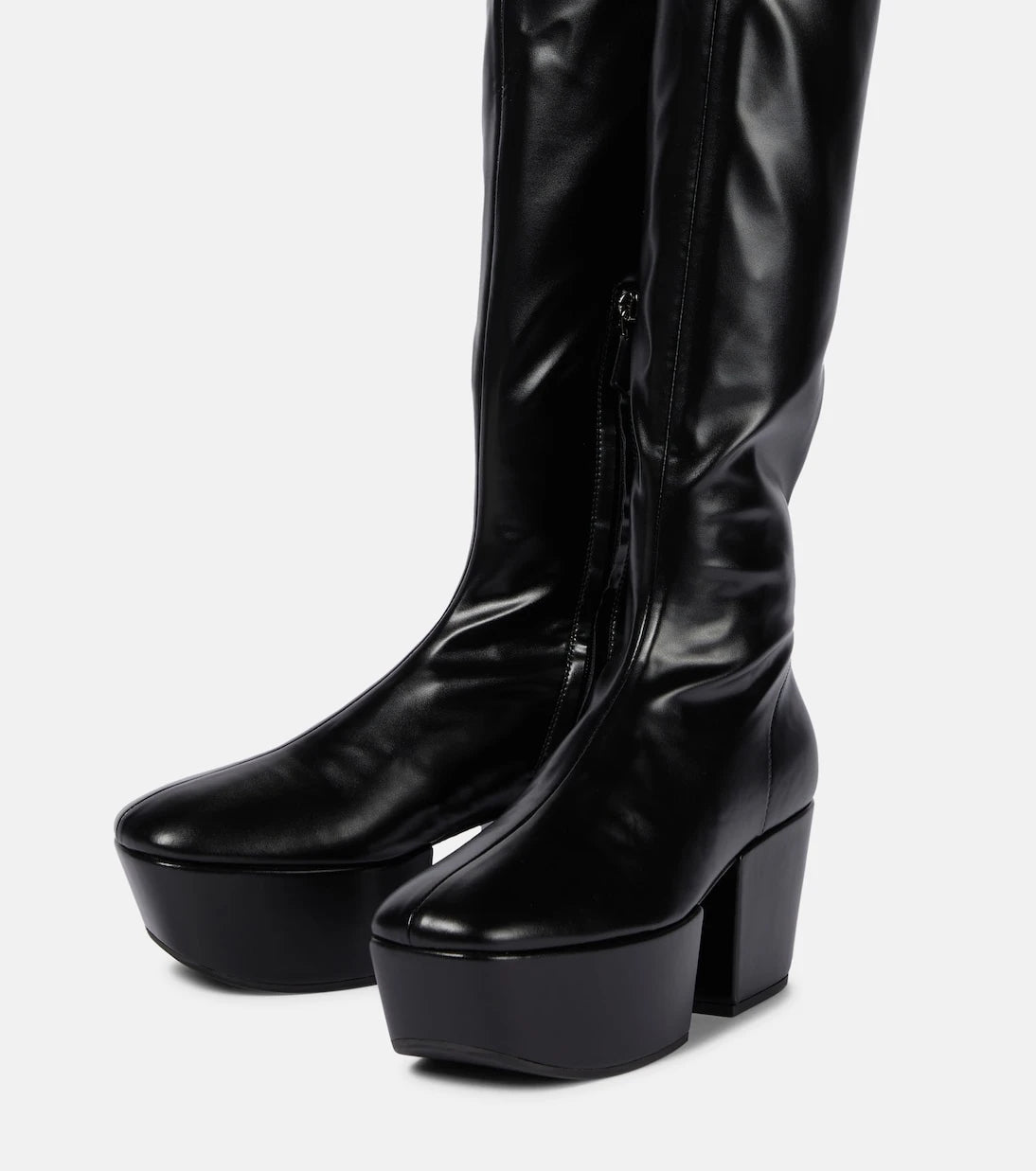 Prada - Platform over-the-knee boots