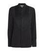 Victoria Beckham Black Bib-Detail Blouse