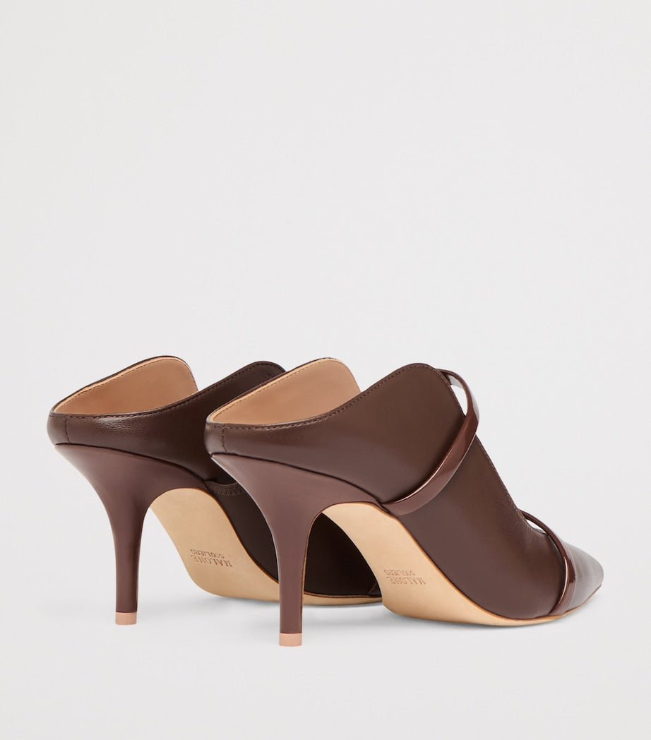 Malone Souliers Brown Leather Maureen Heeled Mules 70