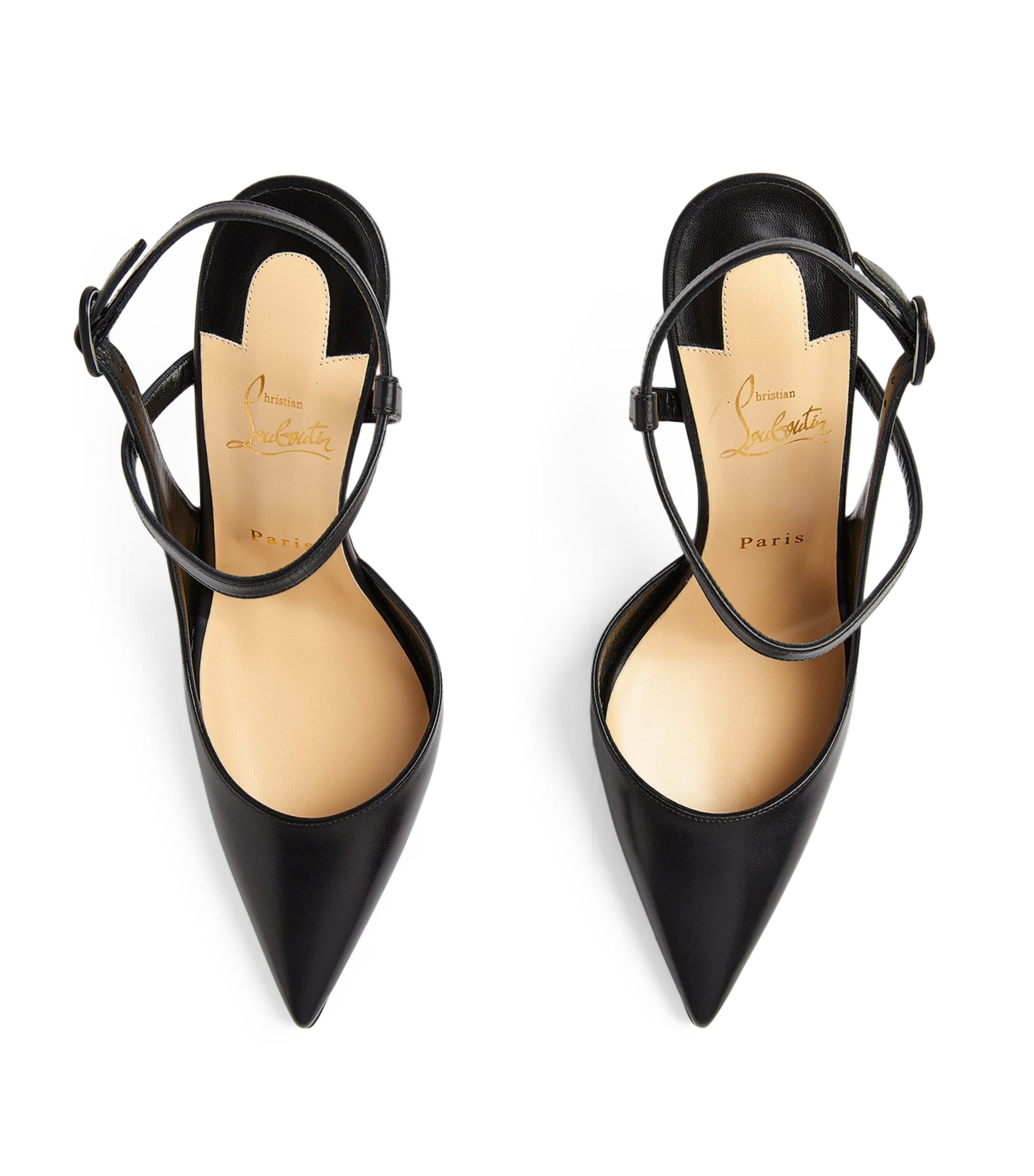 Christian Louboutin Black Jenlove Leather Pumps 100