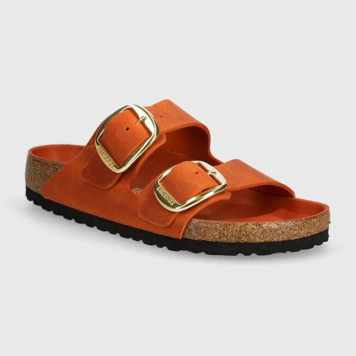 Nubuk Birkenstock Arizona Big Buckle Terlik