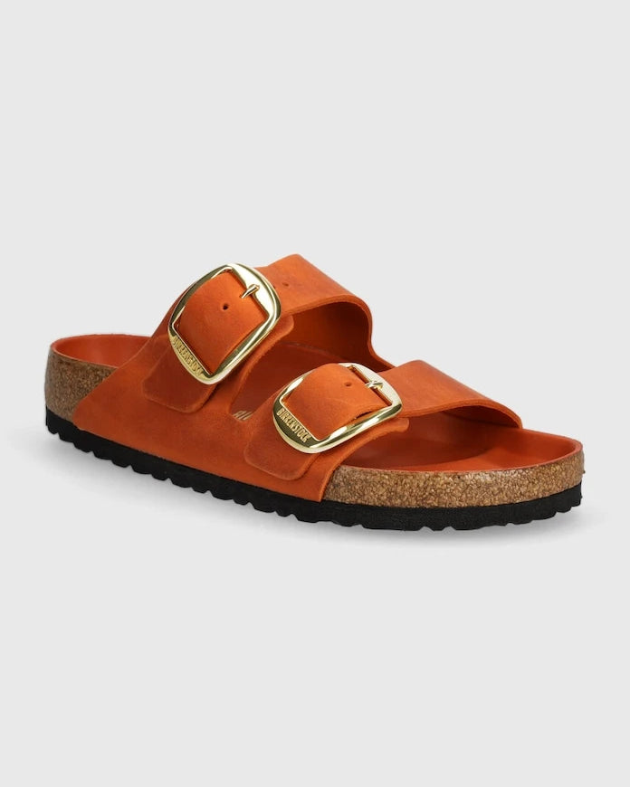 Nubuk Birkenstock Arizona Big Buckle Terlik