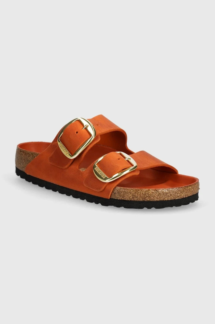 Nubuk Birkenstock Arizona Big Buckle Terlik