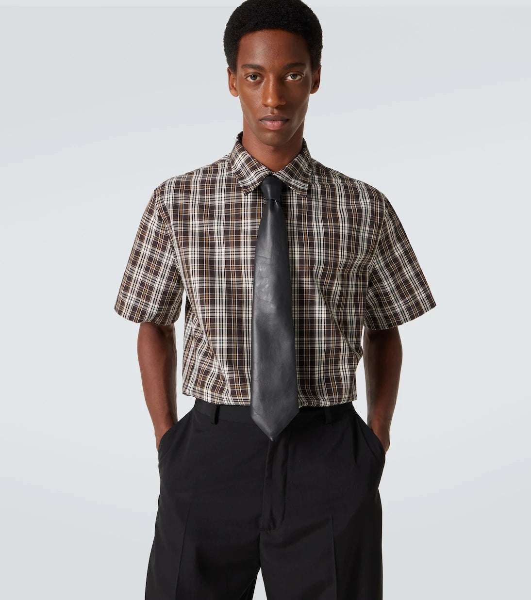Bottega Veneta - Leather tie