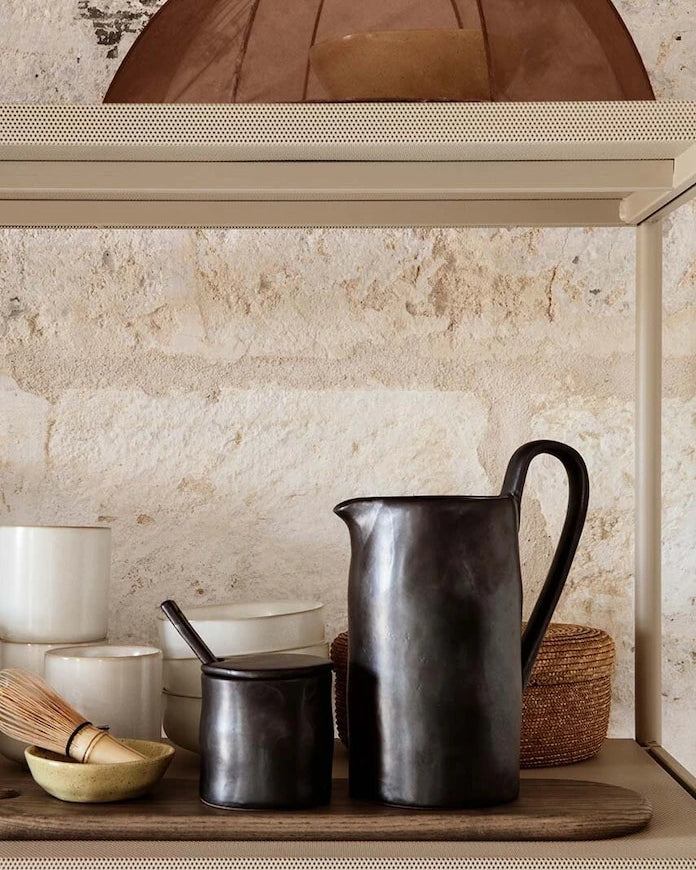 Kapaklı kutu ferm LIVING Flow Jar