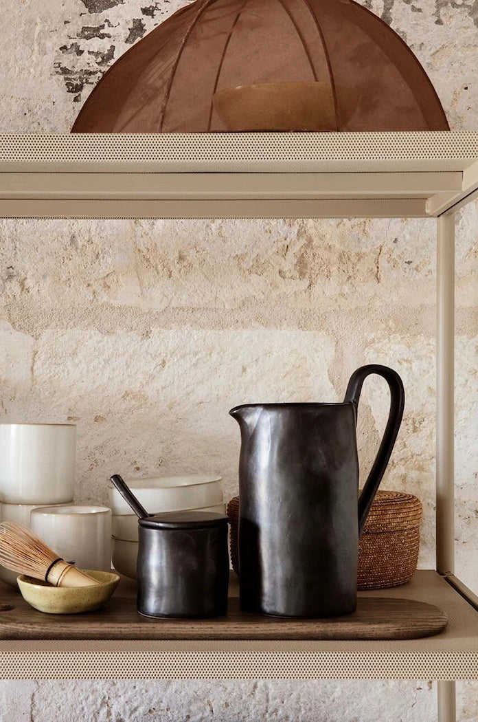 Кутия с капак ferm LIVING Flow Jar