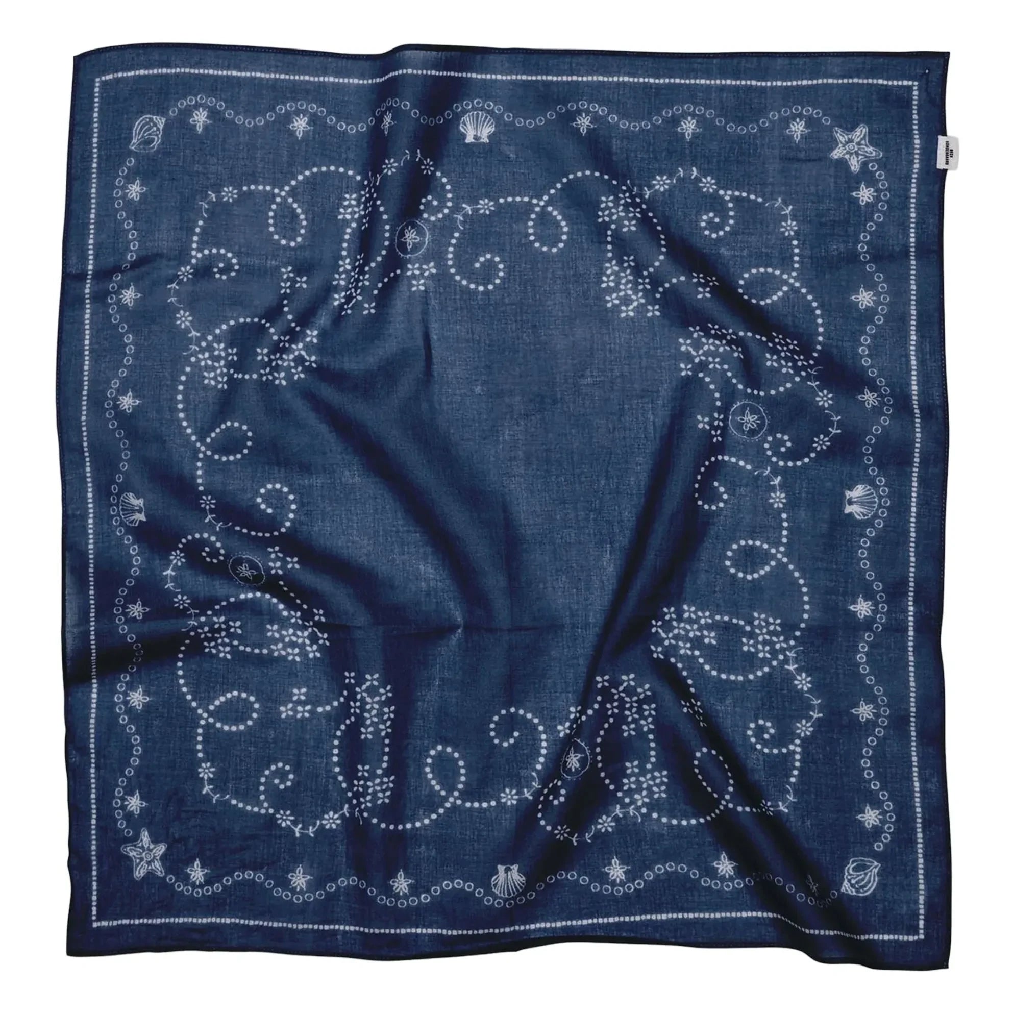 Becksöndergaard - Englishia Cotton Scarf | Navy blue
