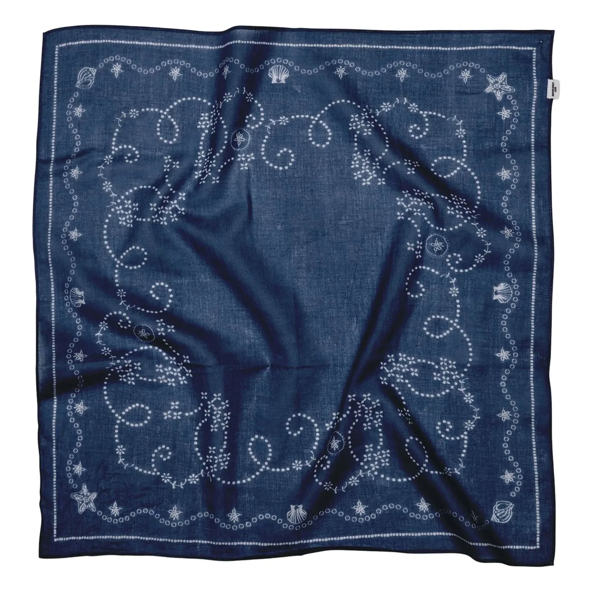 Becksöndergaard - Englishia Cotton Scarf | Navy blue