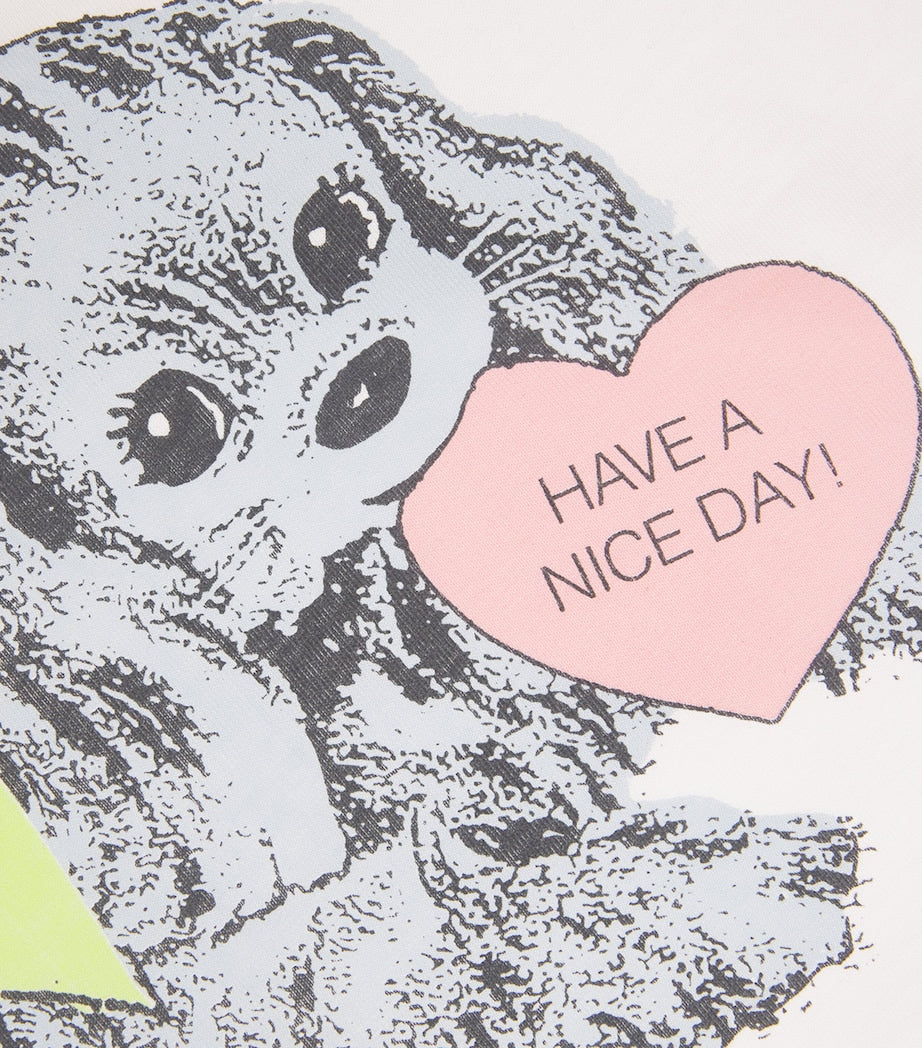 White Organic Cotton Puppy T-Shirt