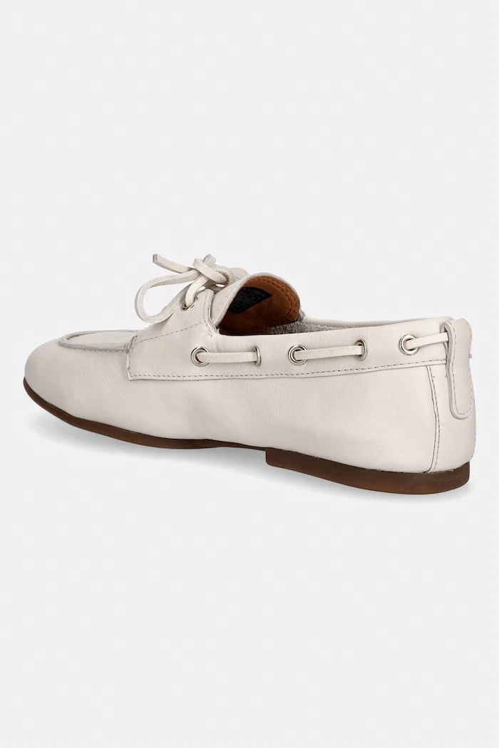 Tommy Hilfiger Kadın Deri Mokasen TH SLEEK LEATHER BOAT SHOE