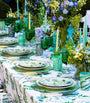 Aquazzura Linen Secret Garden Tablecloth (160cm x 300cm)