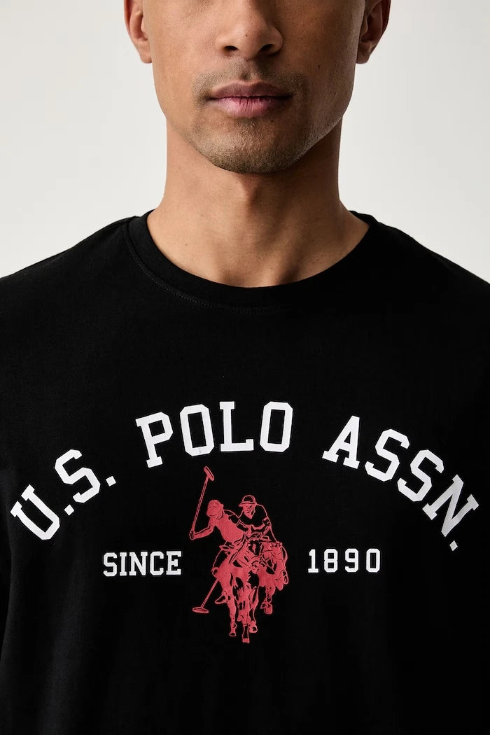 U.S. Polo Assn. Erkek Pamuklu Tişört SIGNATURE ARCH PRINT