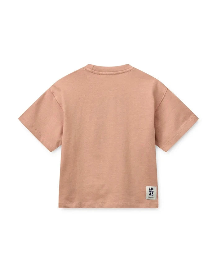 Liewood Tyler Placement SS T-shirt Çocuk Pamuklu Tişört