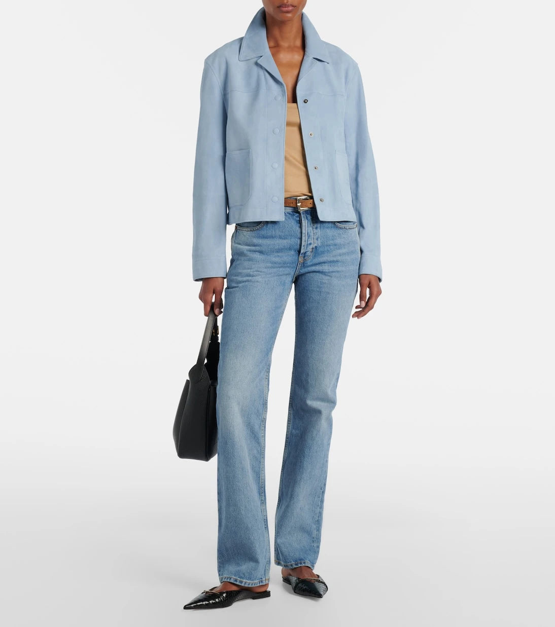 Tom Ford - Cropped suede blouson jacket