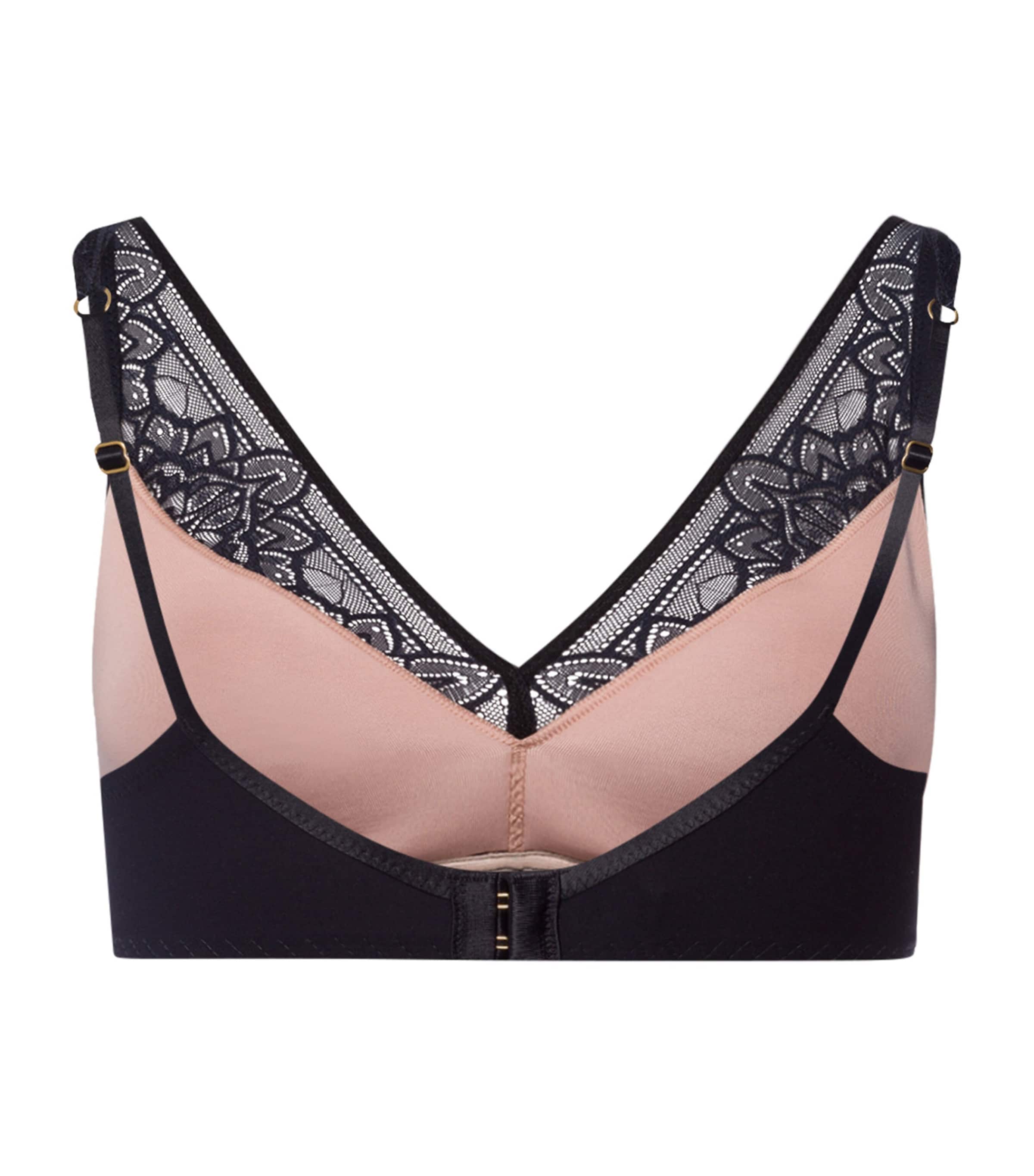 Hanro Black Lace Holly Soft Cup Bra