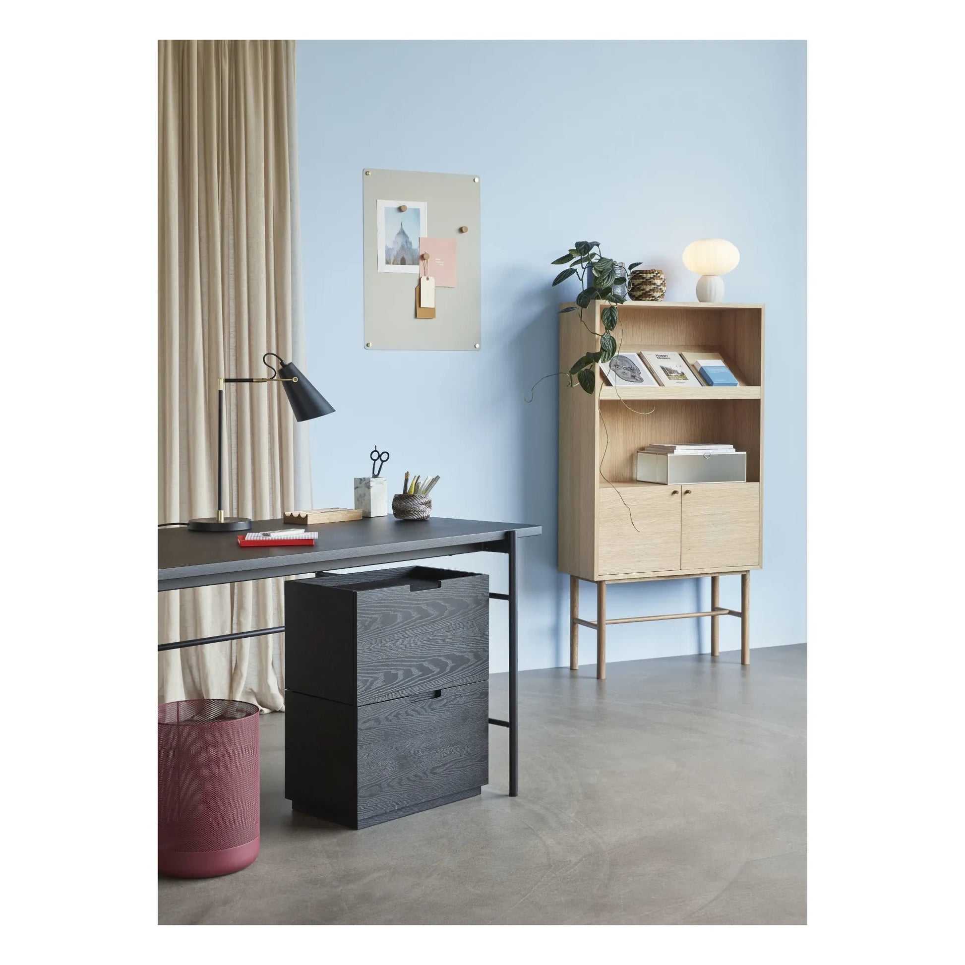 Hübsch - Two-handled Baskets - Set of 2 | Brown