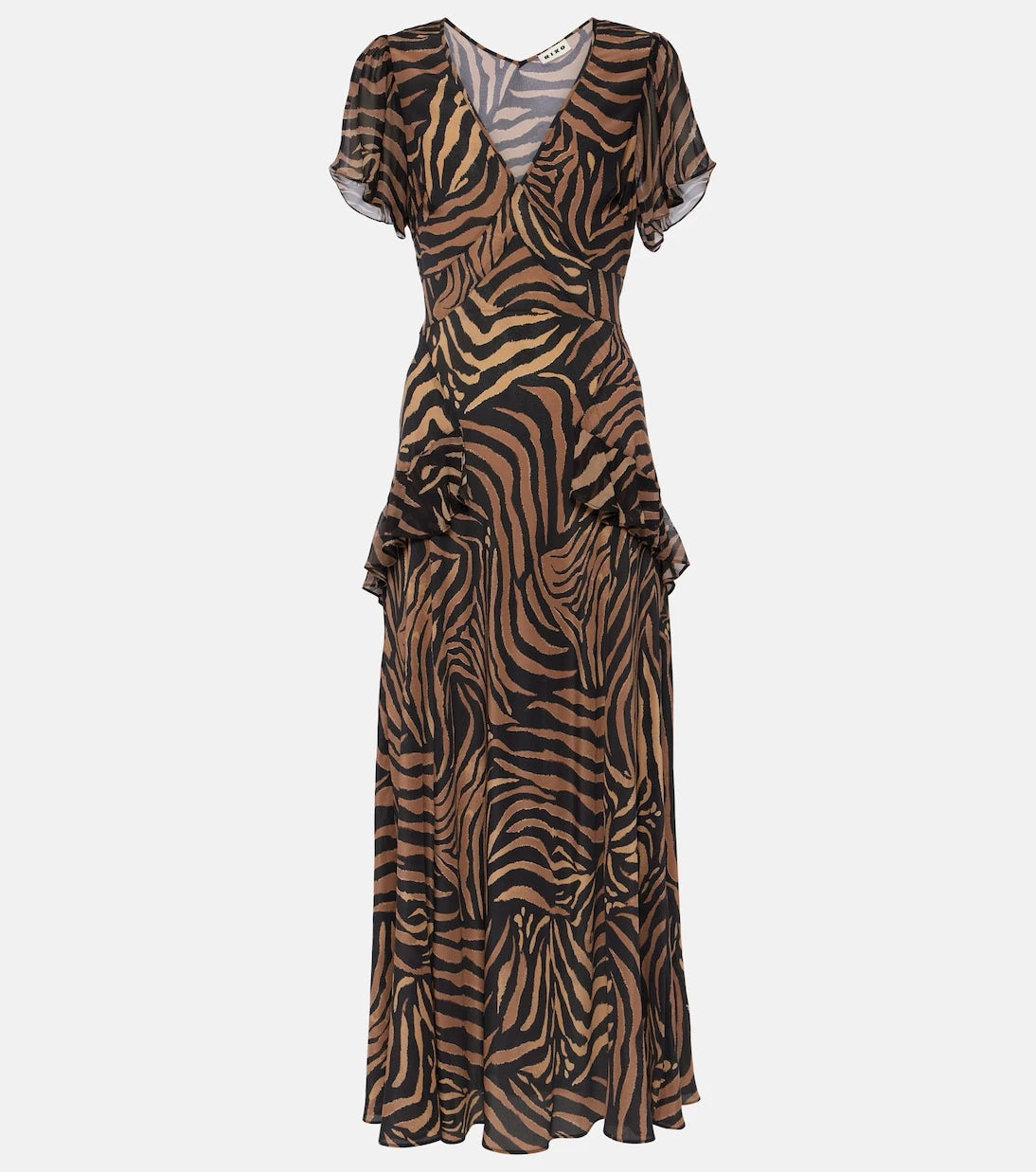 Rixo - Evie printed silk midi dress