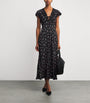 Rose Print Amary Maxi Dress SIENNA BUD BLACK