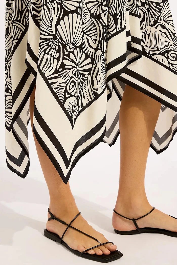 Seafolly рокля от вискоза Scarf Dress