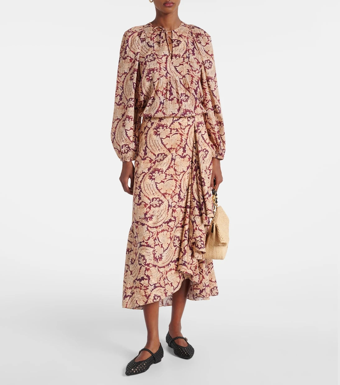 Ulla Johnson - Brea printed cotton-blend blouse